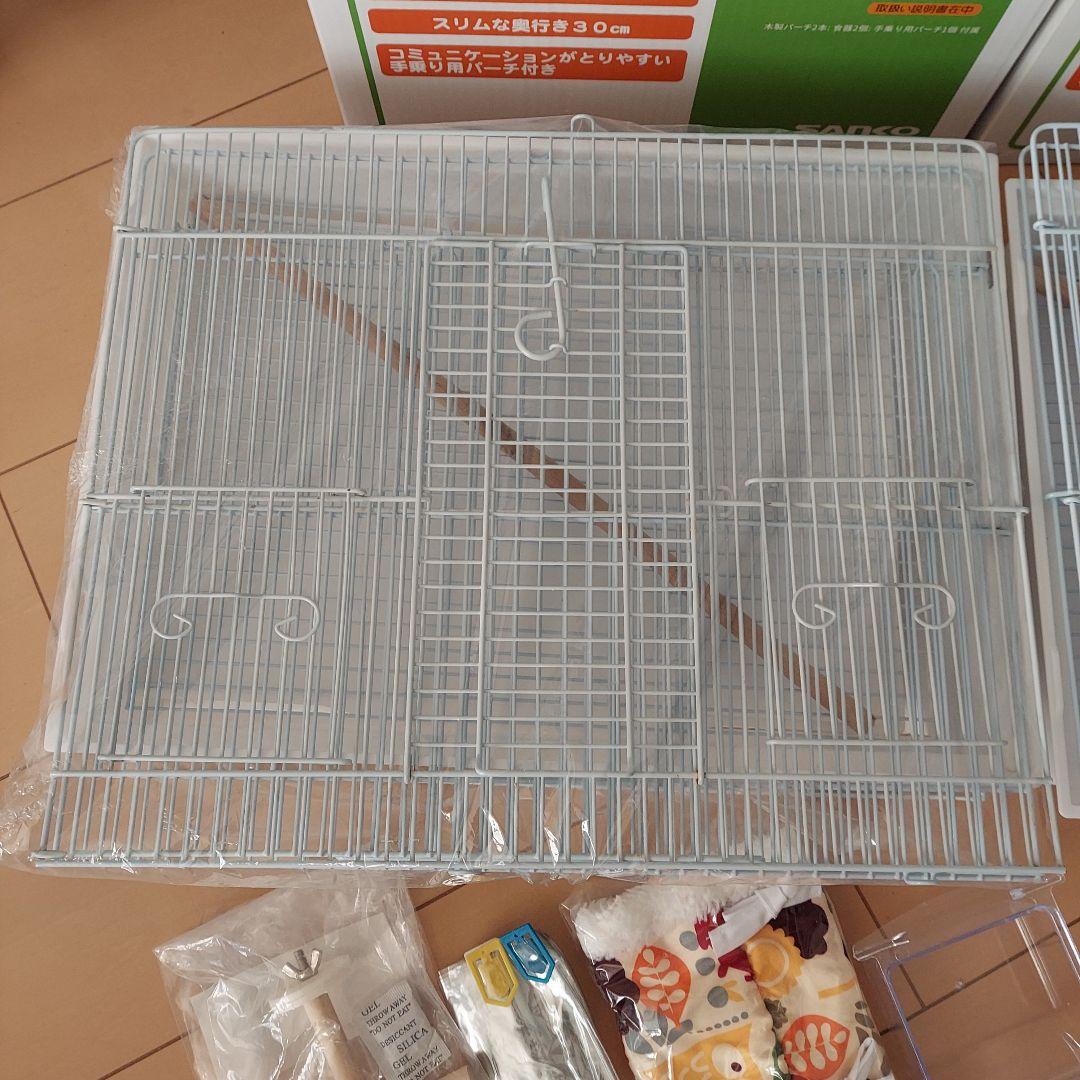 鳥かご 美品 サンコー バードケージ30 ２点セット 三晃商会 SANKO