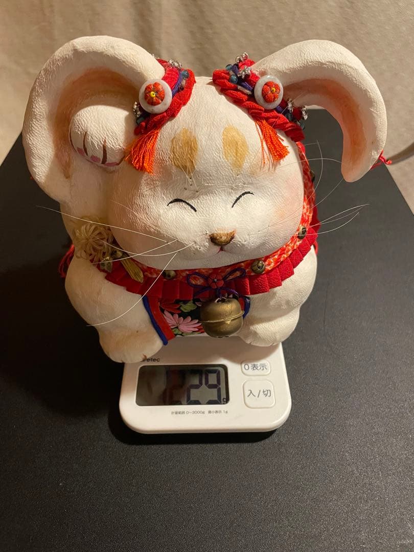 招き猫　福猫　招き兎　石渡いくよ