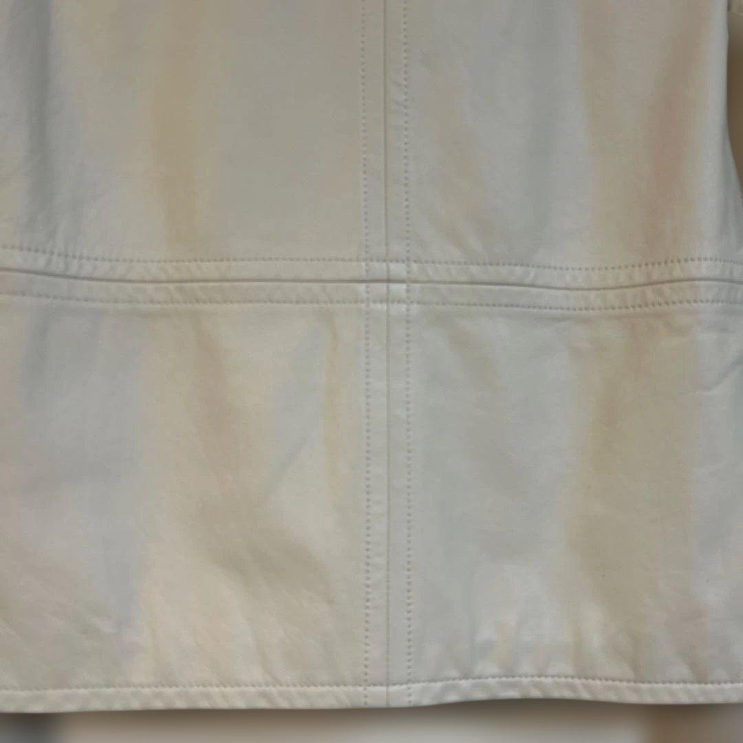 【未使用美品】MaxMara マックスマーラ　レザージャケット　ダブルジップ