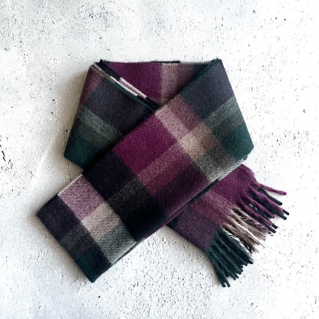 【Sky】Joshua Ellis ＊ カシミヤ マフラー100%