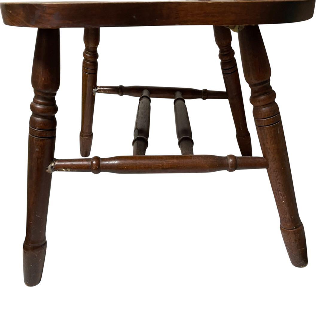 マレーシア製　ウィンザーチェア　ボウバックチェア　ダイニングチェア　木製　椅子