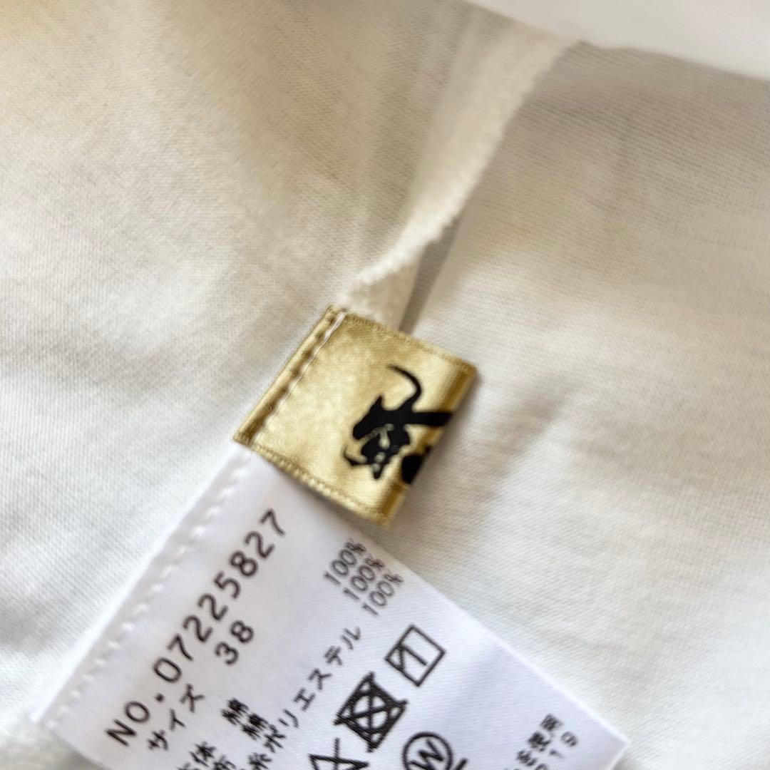 【未使用】　芽風　センソユニコ　Tシャツ　カットソー　ポンチョ　半袖　白