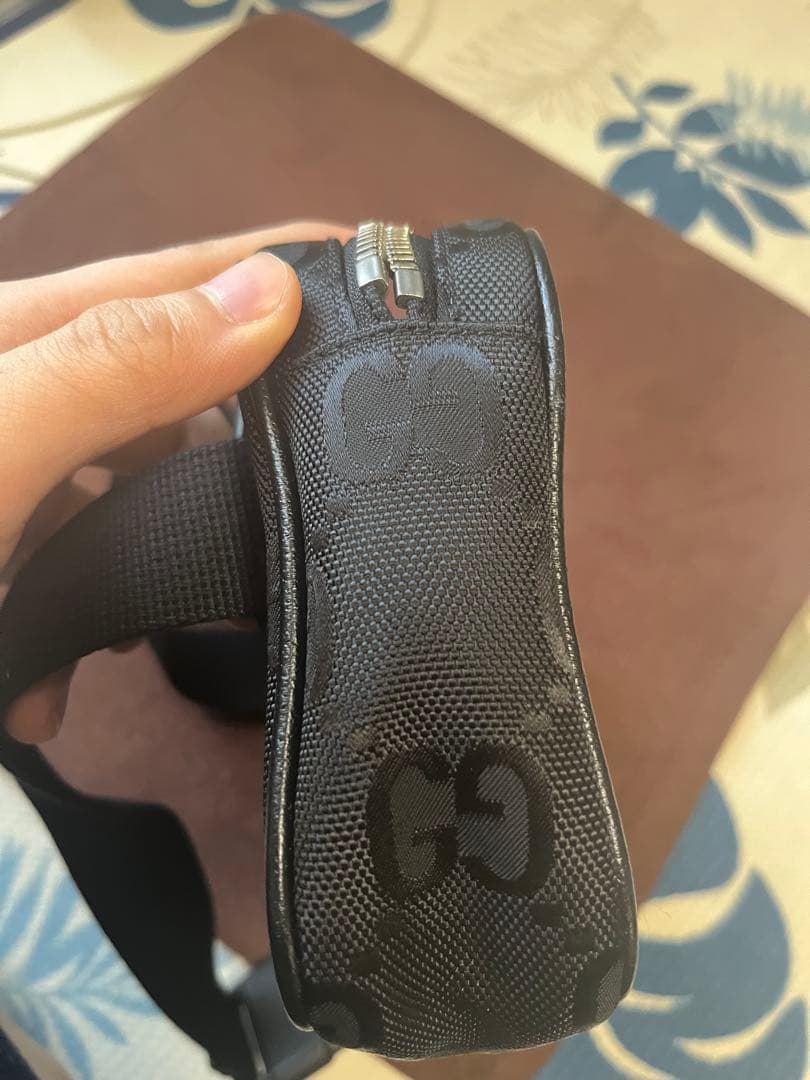GUCCI グッチ ボディバッグ・ウエストポーチ ブラック オブザグリッド