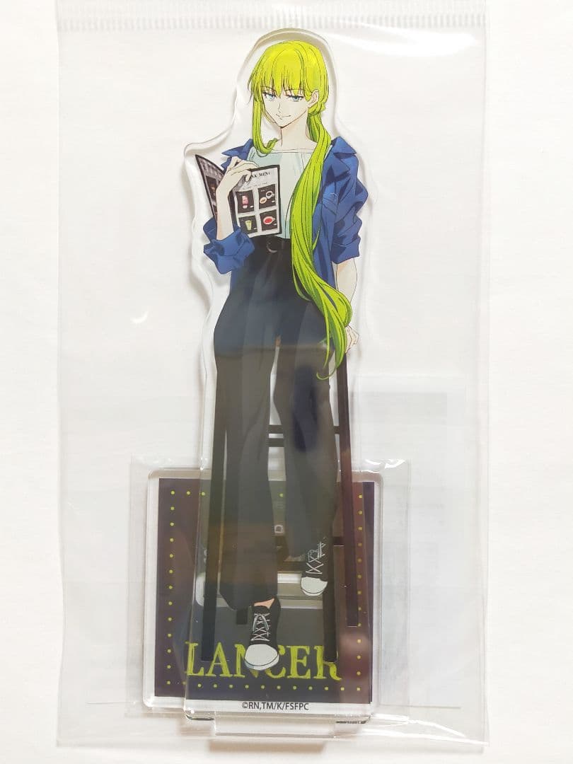 Fate strange Fake cafe ランサー アクスタ 缶バッジ
