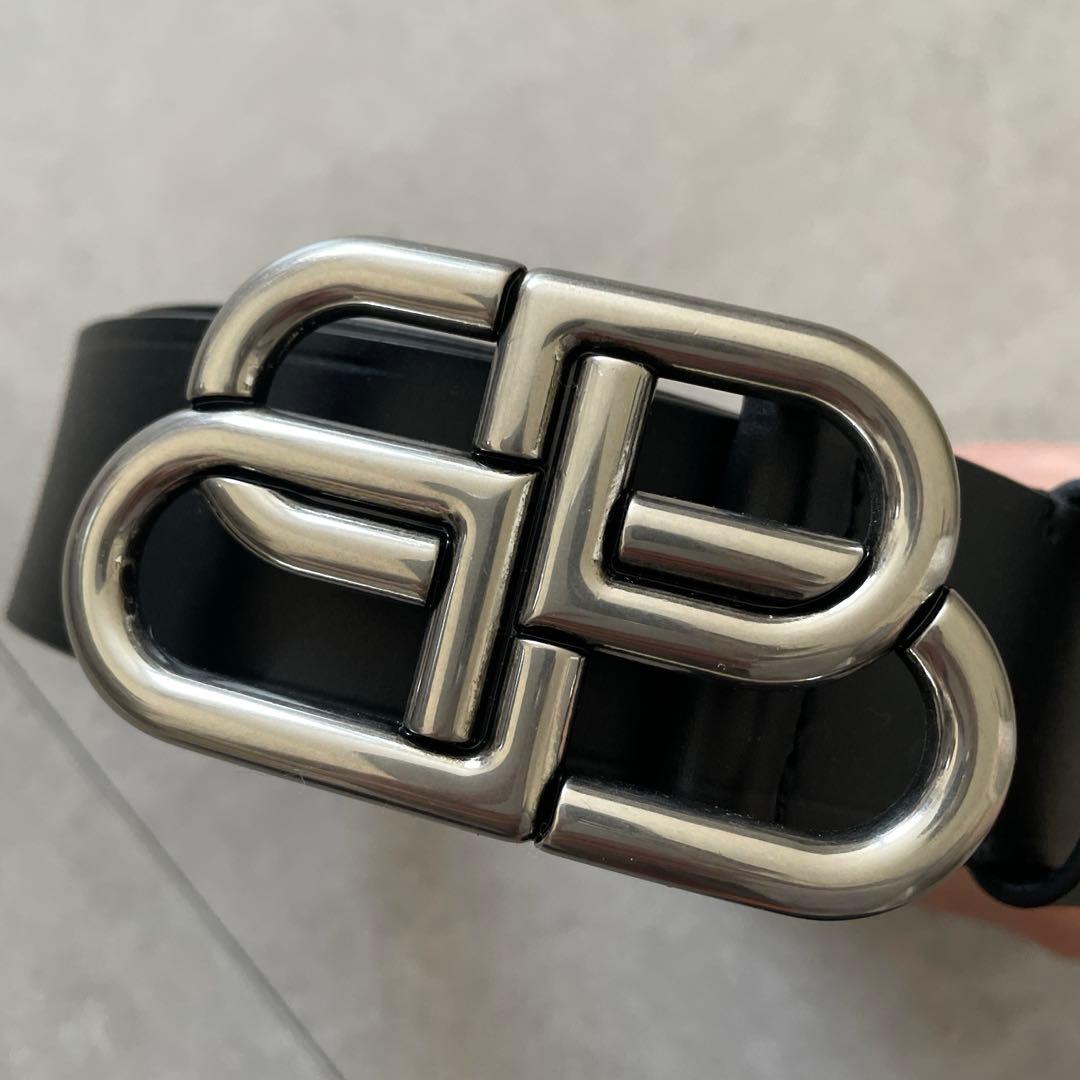 BALENCIAGA BB ベルト 75 BBシグネチャーロゴ