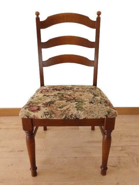 飛騨産業　キツツキ　ダイニングチェアーB　イス　椅子　 木製　再塗装済　ＵＳＥＤ