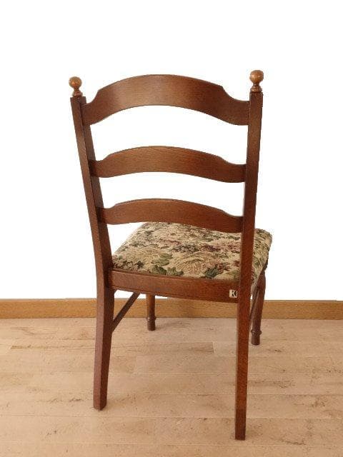 飛騨産業　キツツキ　ダイニングチェアーB　イス　椅子　 木製　再塗装済　ＵＳＥＤ