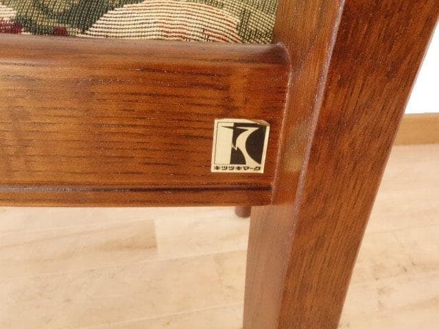 飛騨産業　キツツキ　ダイニングチェアーB　イス　椅子　 木製　再塗装済　ＵＳＥＤ