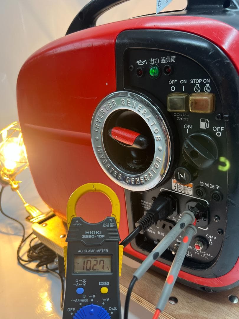 【動作良好・保証付】SHINDAIWA インバーター発電機 iEG1600M