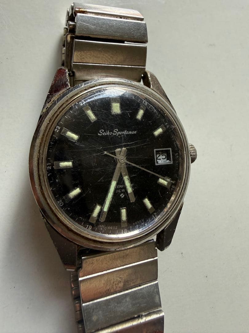 Seiko Sportsman 6602-9982 手巻きヴィンテージ腕時計
