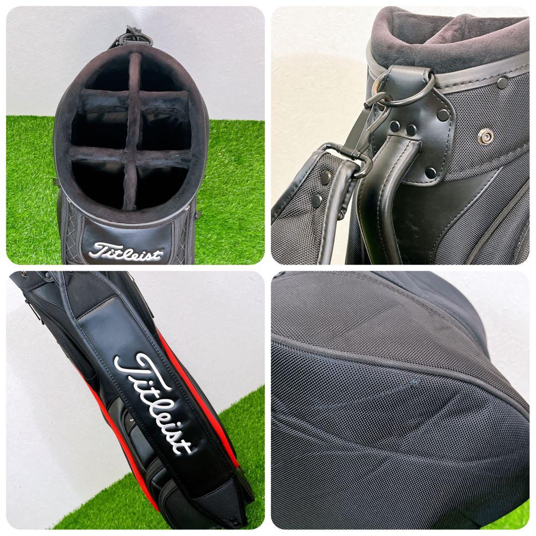 Titleist タイトリスト　キャディバッグ　ジェットブラック　ミドルサイズ