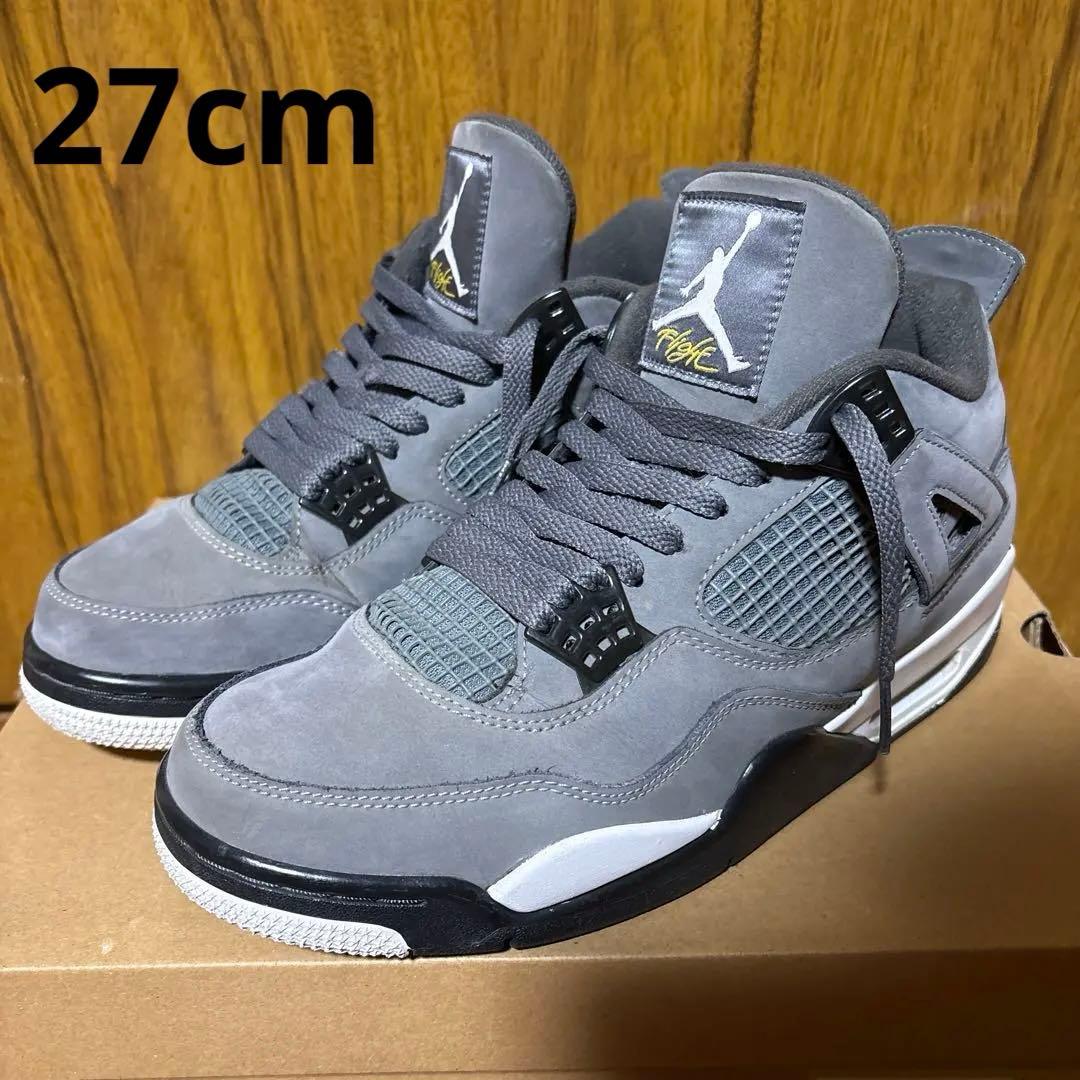 NIKE Air Jordan 4 cool glay クールグレー　AJ4