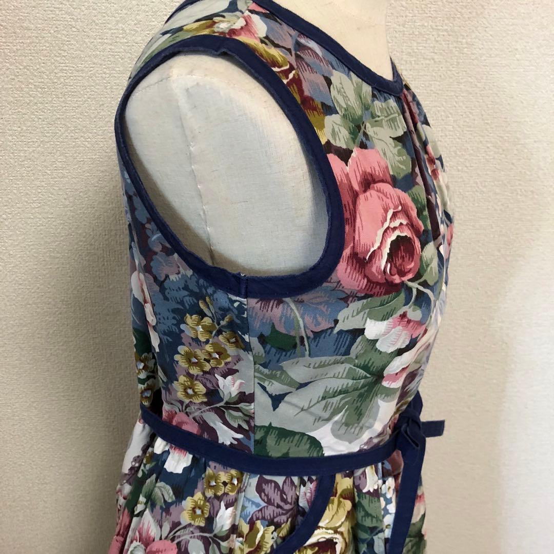 vintage♡70s♡ヴィンテージ♡花柄♡エプロンドレス