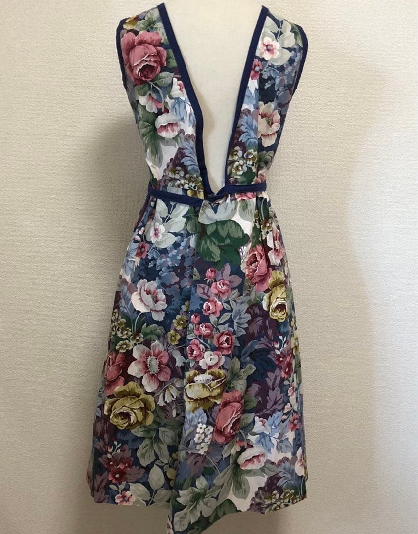 vintage♡70s♡ヴィンテージ♡花柄♡エプロンドレス