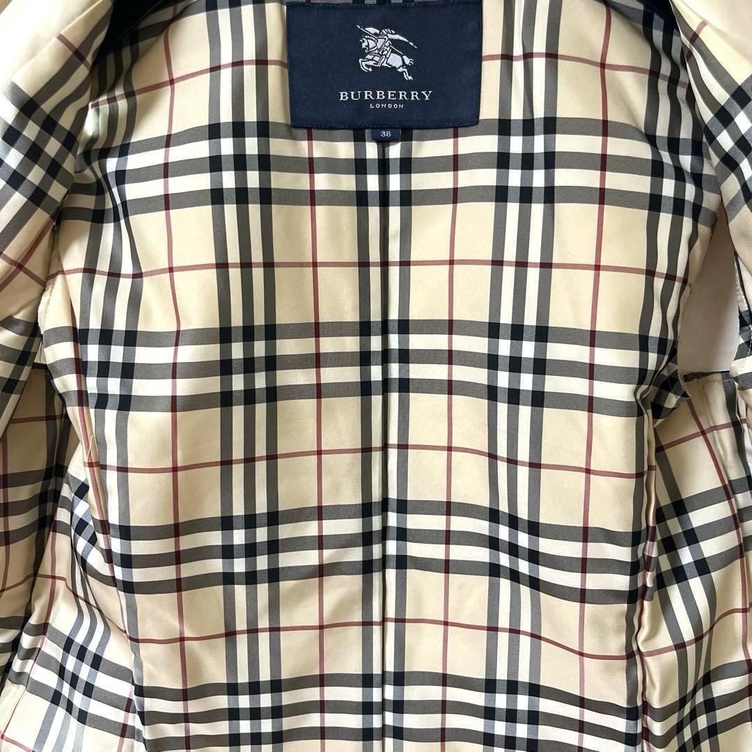 BURBERRY バーバリーロンドン 中綿ダウンベスト ノバチェック 38 美品