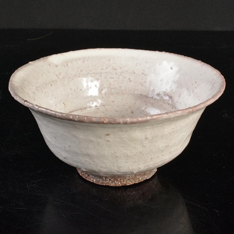 茶道具　萩焼　人間国宝　十代　三輪休雪作　茶碗　共箱　D　R6857