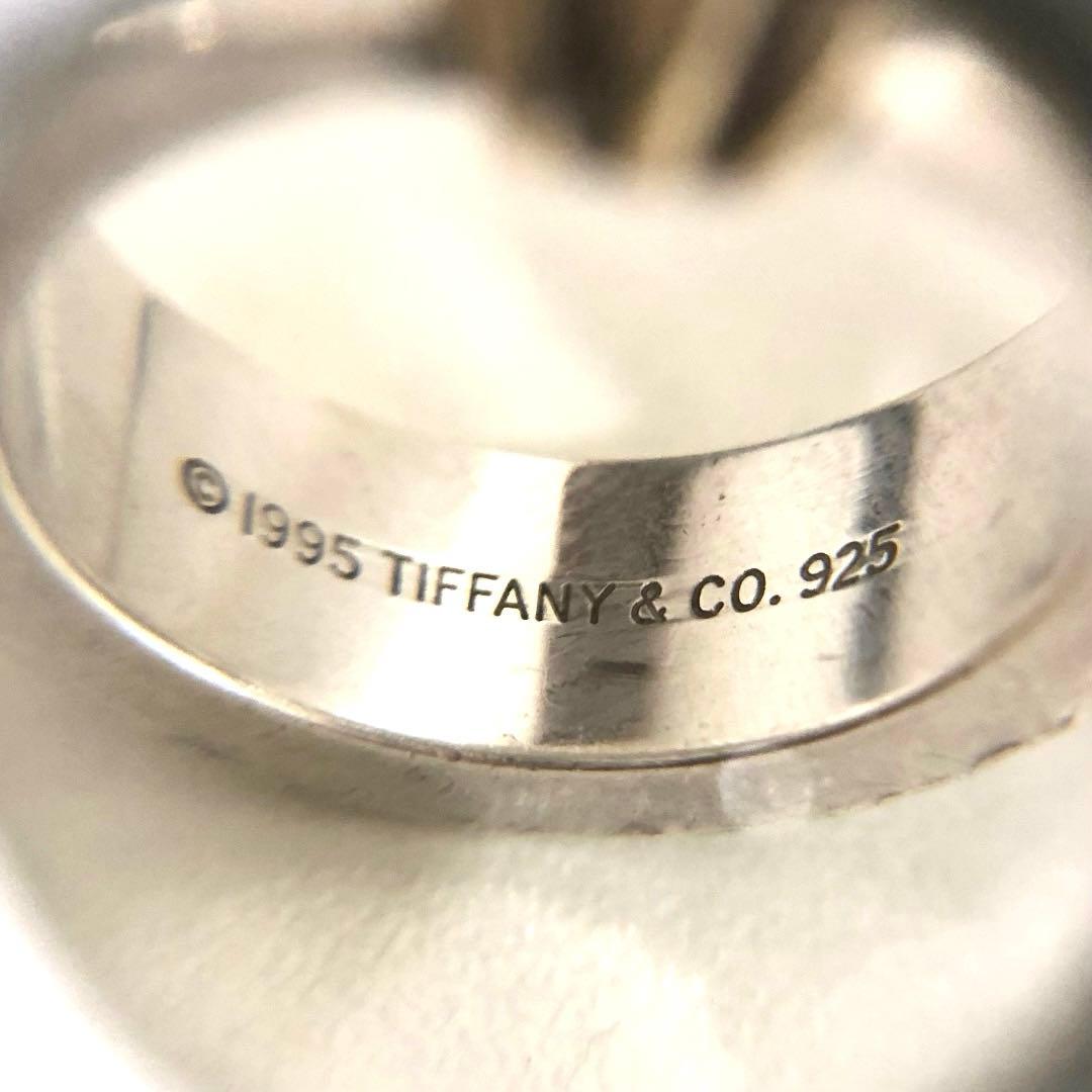 TIFFANY&CO.ティファニー グルーブドウィズ 925/750刻印 リング