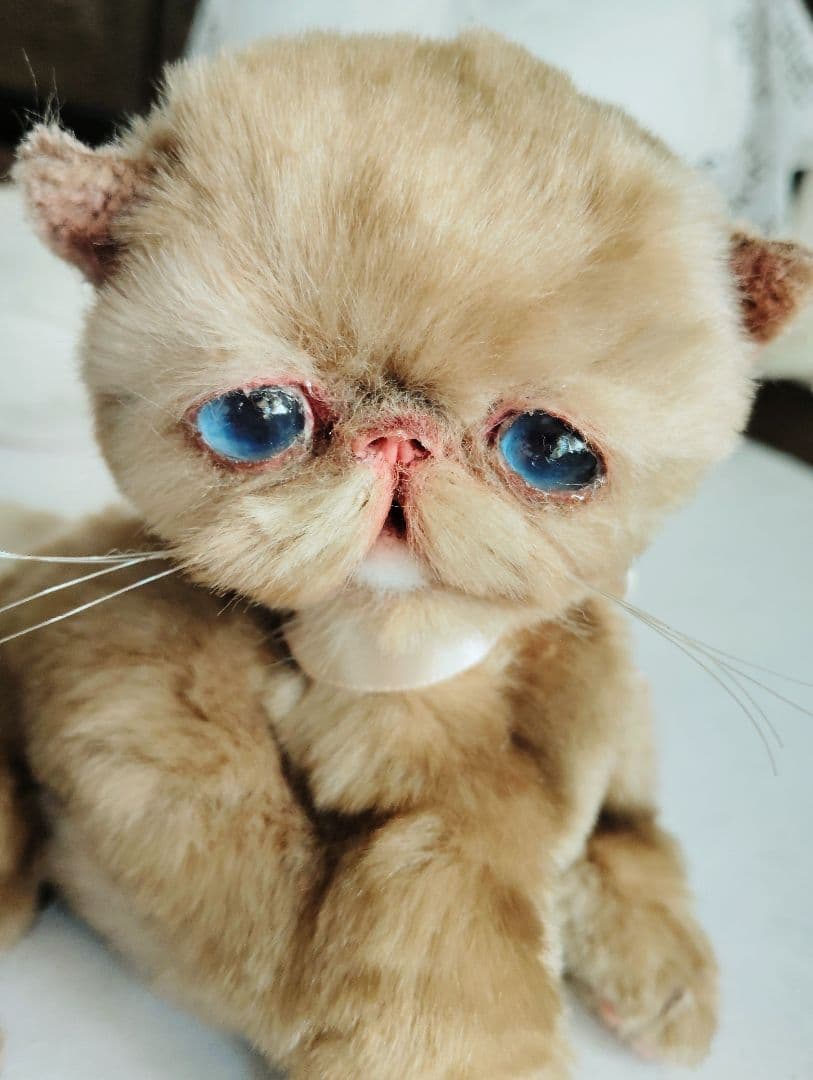 高級ファー♡短足ぽってりボディ♡子猫ちゃん♡アートドール♡ぬいぐるみ♡