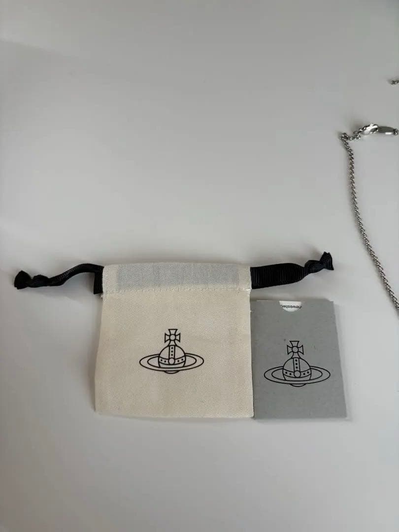ヴィヴィアンMAN MINI BAS RELIEF ORB ネックレス シルバー