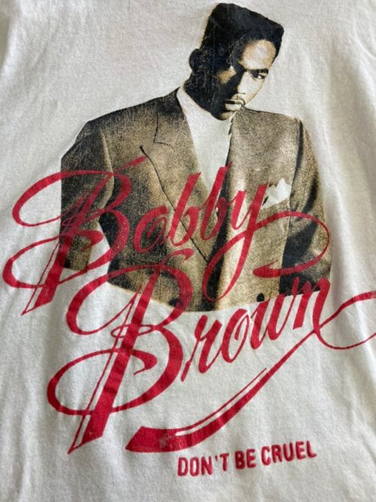 80’s 激レア　両面プリント　bobby brown Tシャツ　ビンテージ