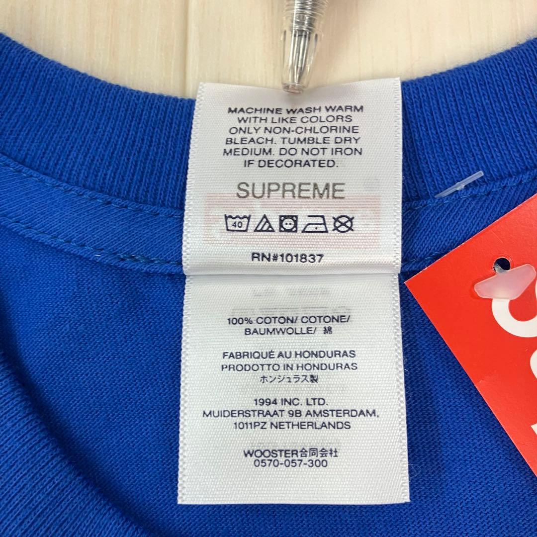Supreme × ANTI HERO 25AW ロンT 長袖カットソー 青 Ｌ