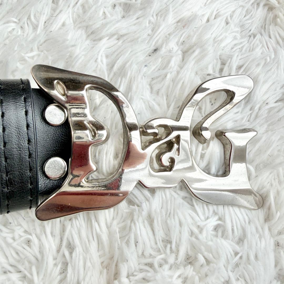 DOLCE&GABBANAドルチェ&ガッバーナ ベルト D&G デカロゴ アゲハ