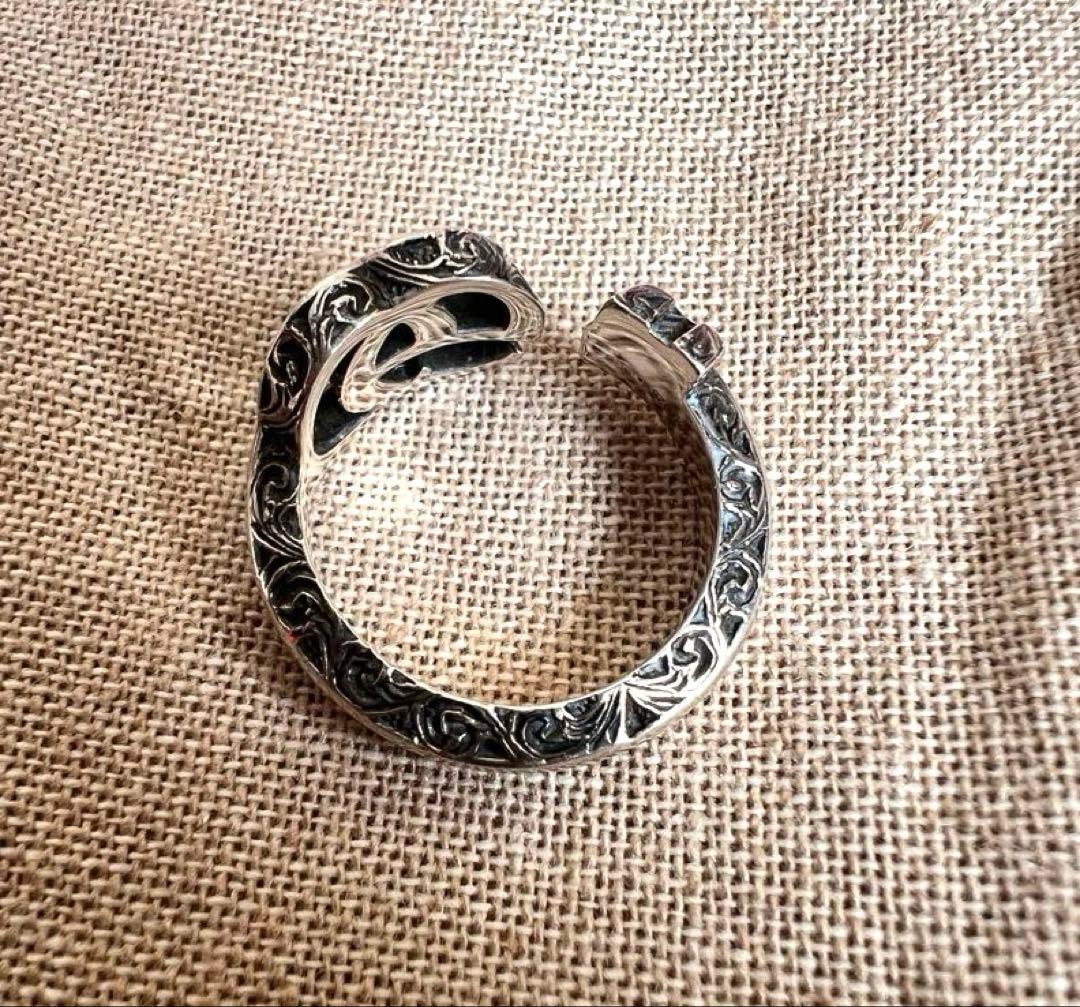 【美品】　GUCCI 指輪　アラベスク キーモチーフリング　12号