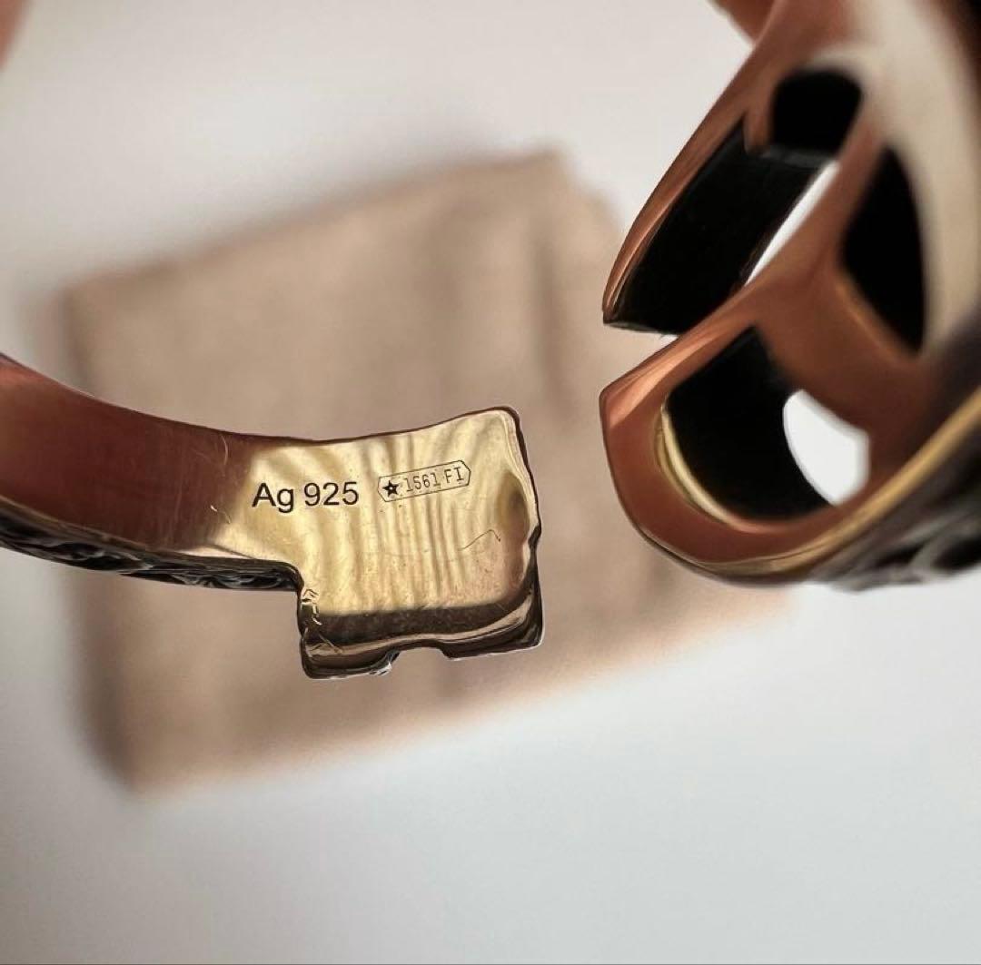 【美品】　GUCCI 指輪　アラベスク キーモチーフリング　12号