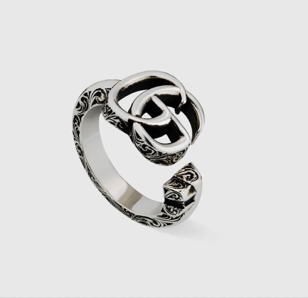 【美品】　GUCCI 指輪　アラベスク キーモチーフリング　12号