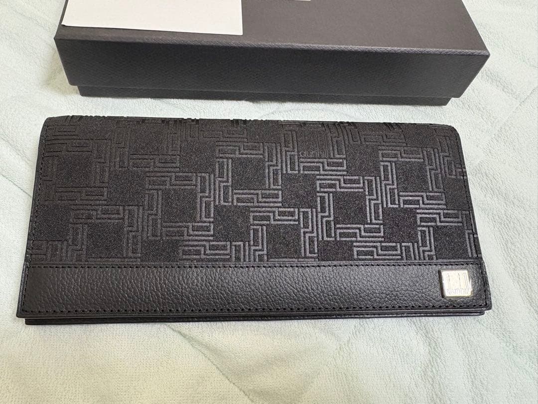 dunhill ブラックレザー 長財布