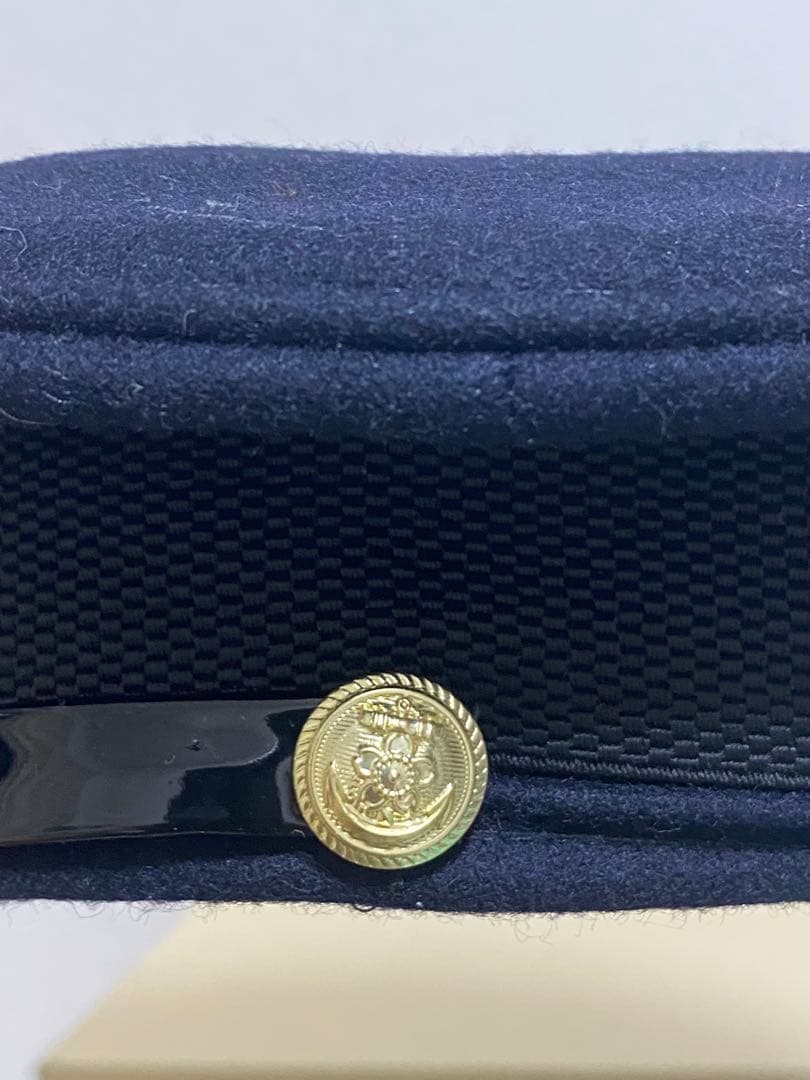 大日本帝国海軍　士官軍帽　制帽　56cm 複製品 日覆付　日本軍