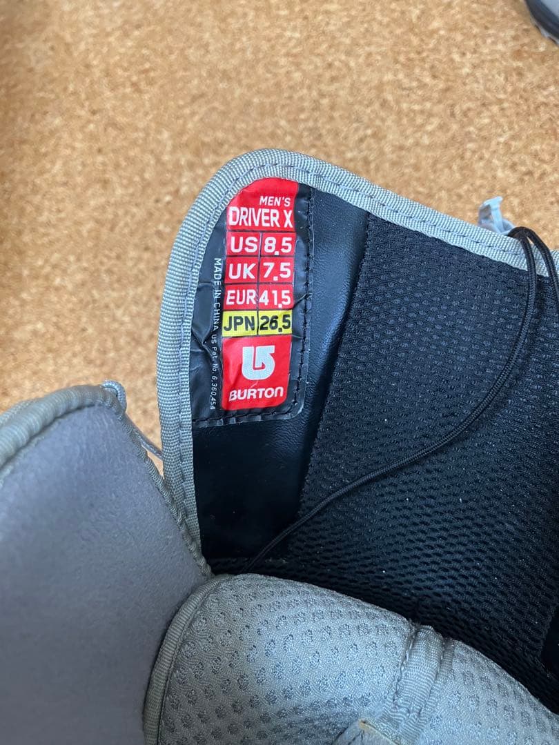 BURTON スノーボードブーツ グレー