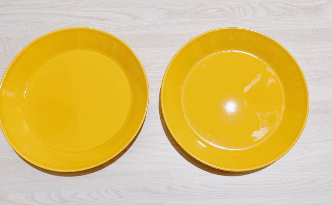 ♡レア♡箱付き新品♡ Teema ダークイエロー21cm2枚セット