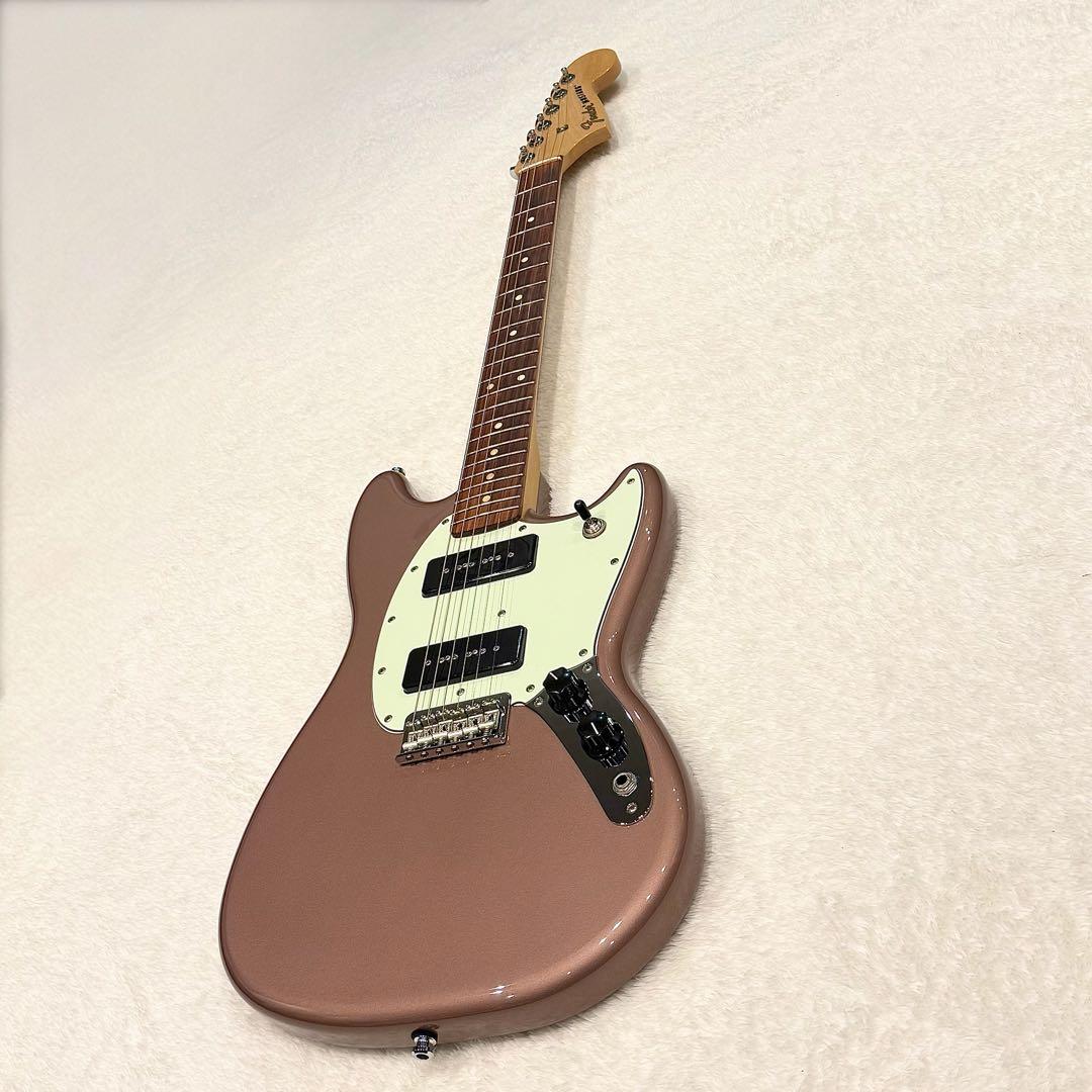 美品/ FENDER Mustang 90, Burgundy ムスタング