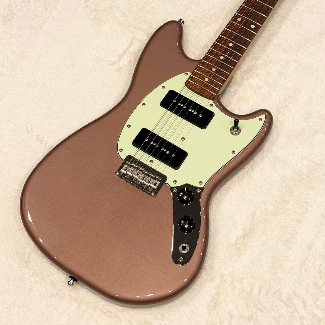 美品/ FENDER Mustang 90, Burgundy ムスタング