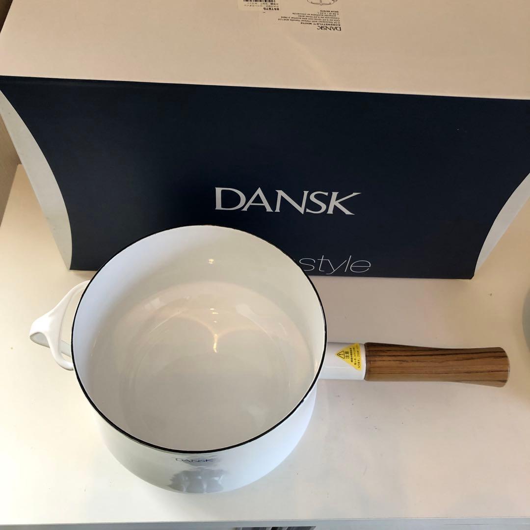 【新品未使用】DANSK コベンスタイル 深片手鍋 18.5cmホワイト