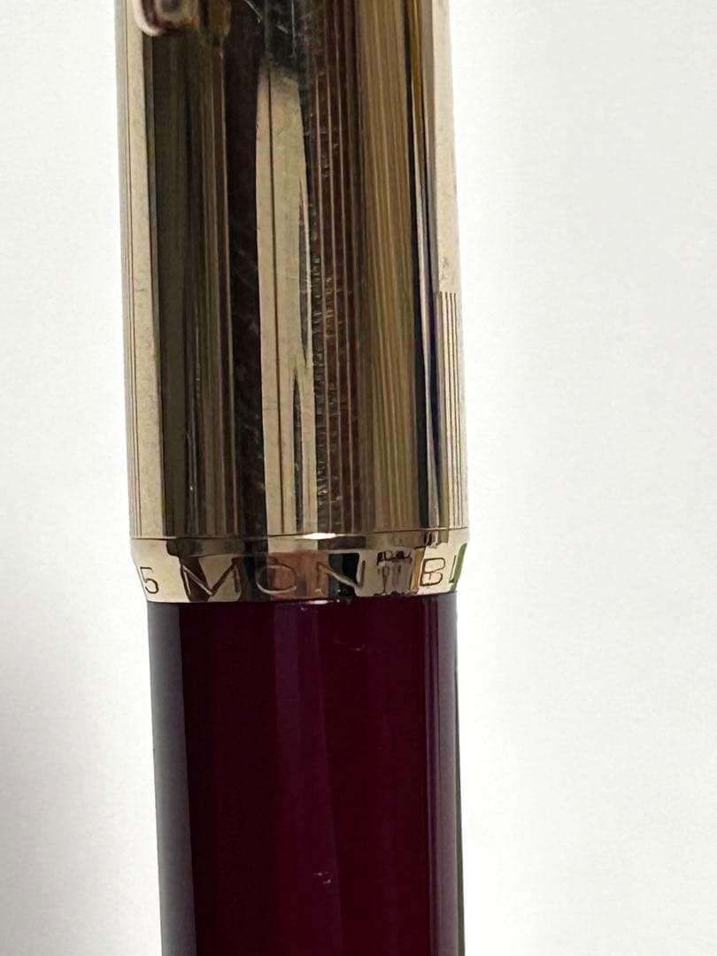 Montblanc pix 75 ペンシル　ロールドゴールド　ボルドー　金張り