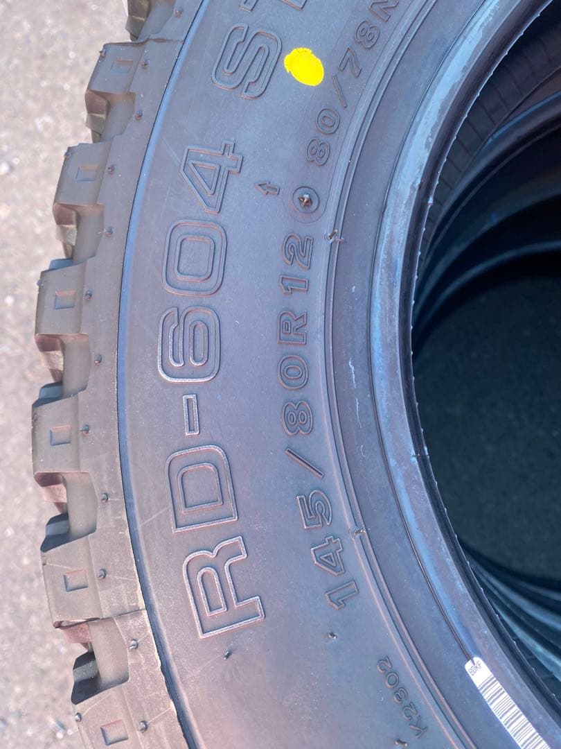 ブリヂストンRD-604 STEEL 145/80R12LT
