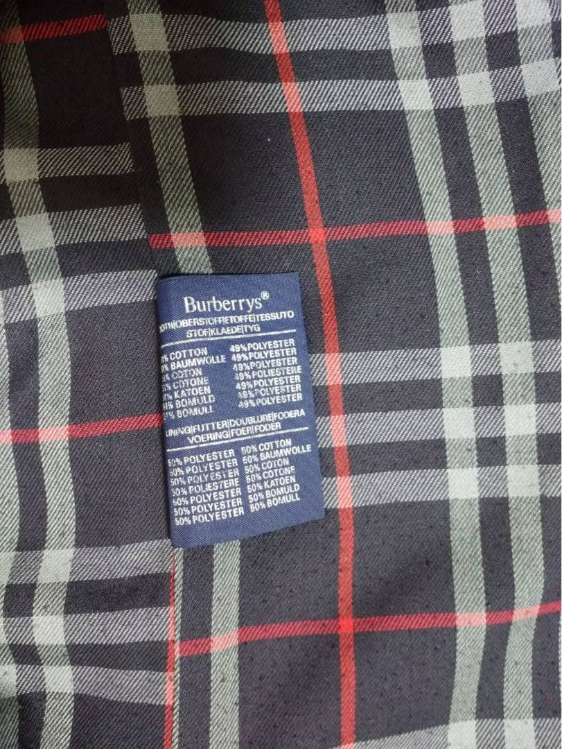 Burberry's ダークネイビー トレンチコート