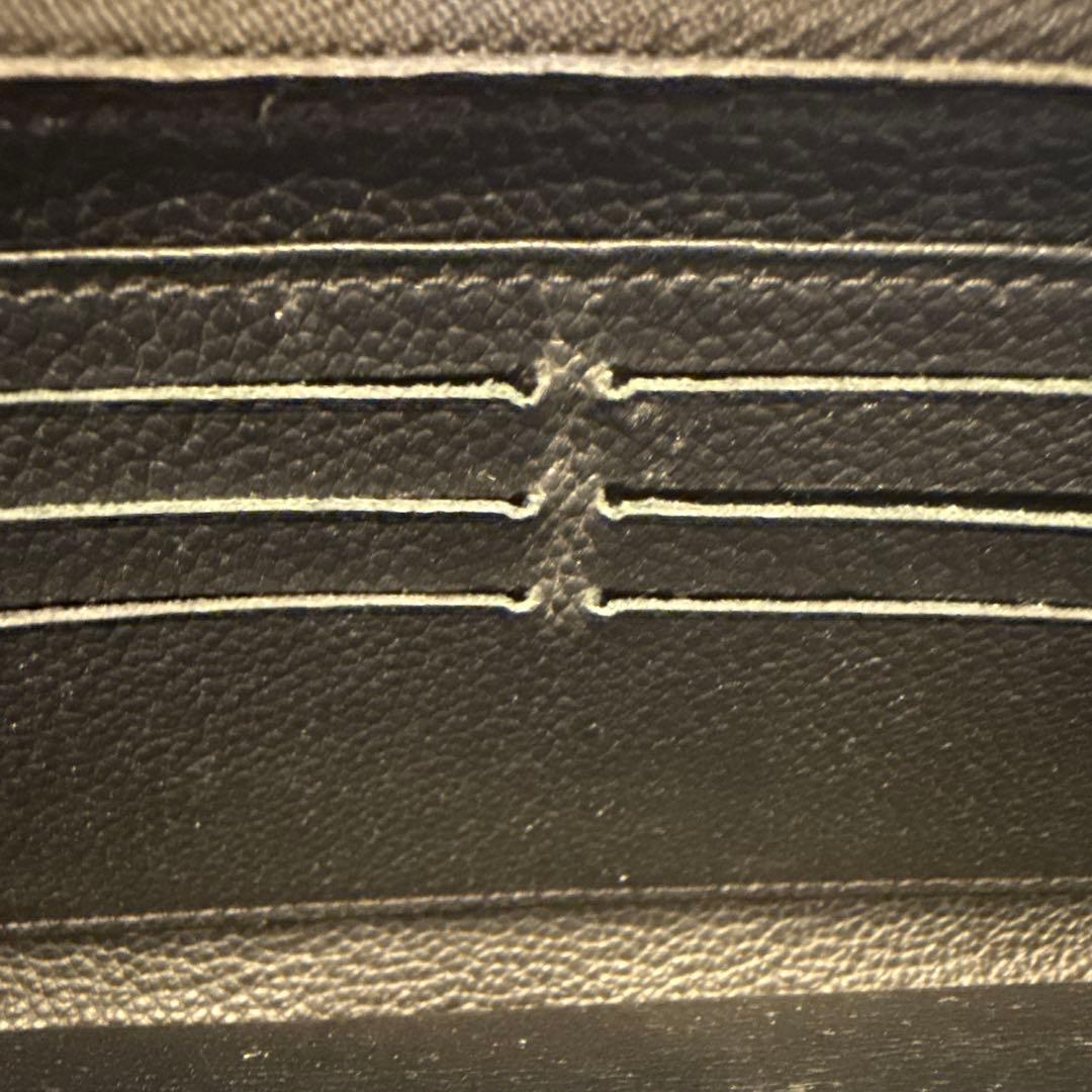 レザー長財布　LOUIS VUITTON ブラック