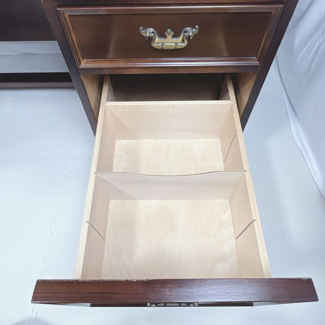 Karimoku カリモク 書斎机 デスク コロニアル ブラウン