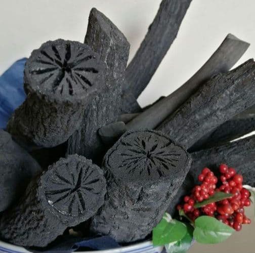 消臭置物　消臭飾り　大器飾り　備長炭　焼物器