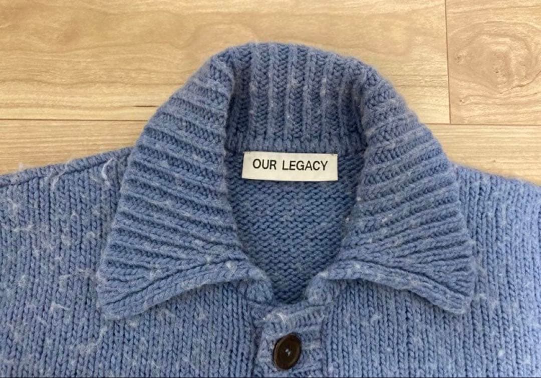 トップス our legacy big cardigan FUNKY BLUE 48 L