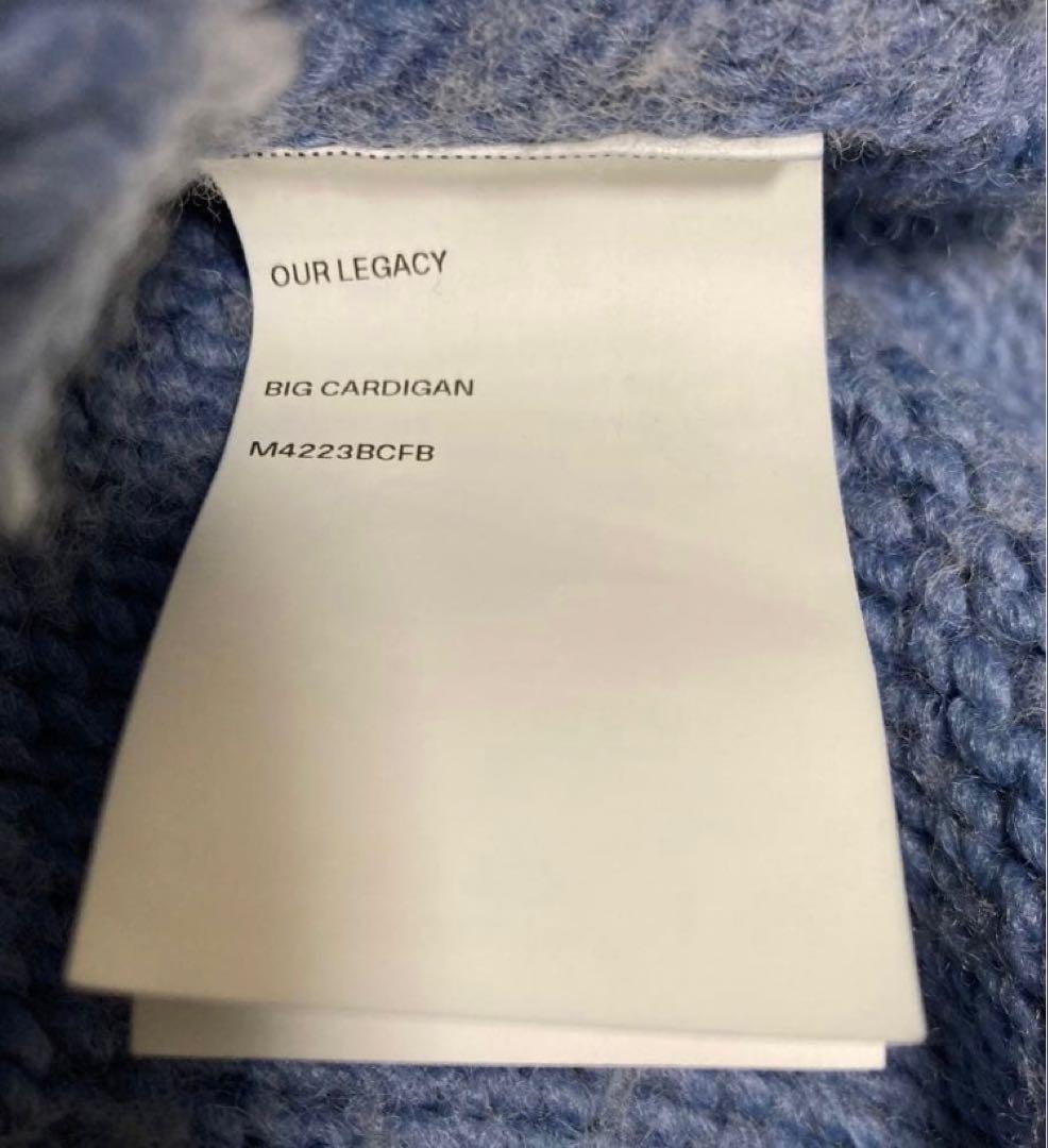 トップス our legacy big cardigan FUNKY BLUE 48 L