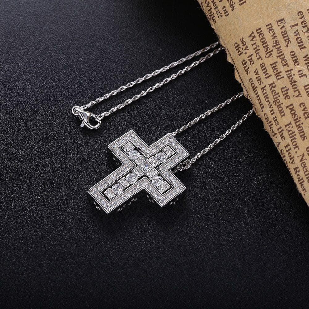 クロスネックレスシルバー 50cm※DAMIANI ダミアーニ ベルエポック風