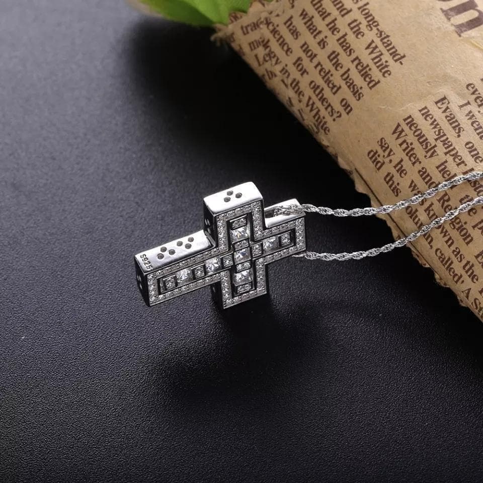 クロスネックレスシルバー 50cm※DAMIANI ダミアーニ ベルエポック風