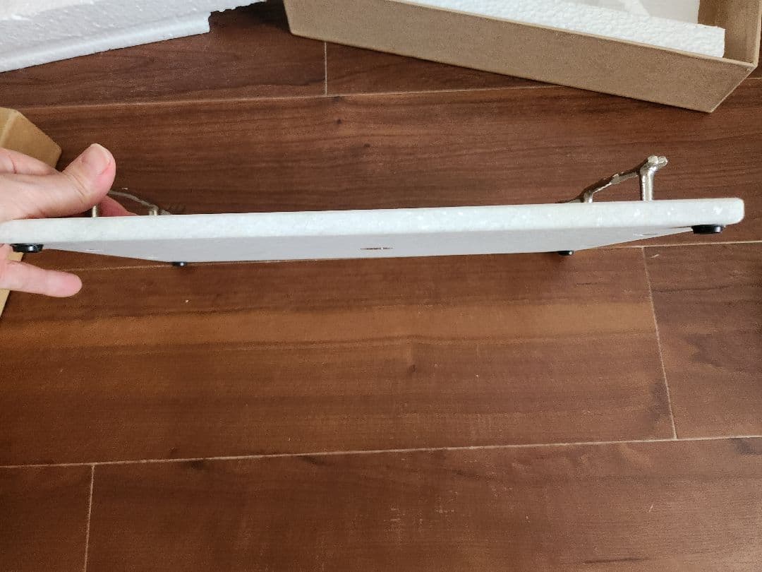 レア！チーズカッティングボード　大理石　直輸入品