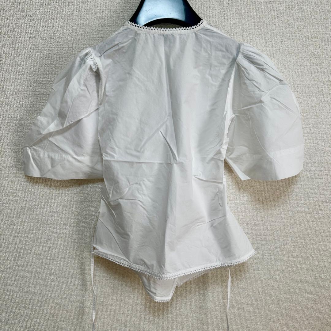 GANNI ラップブラウス　白い　size 34