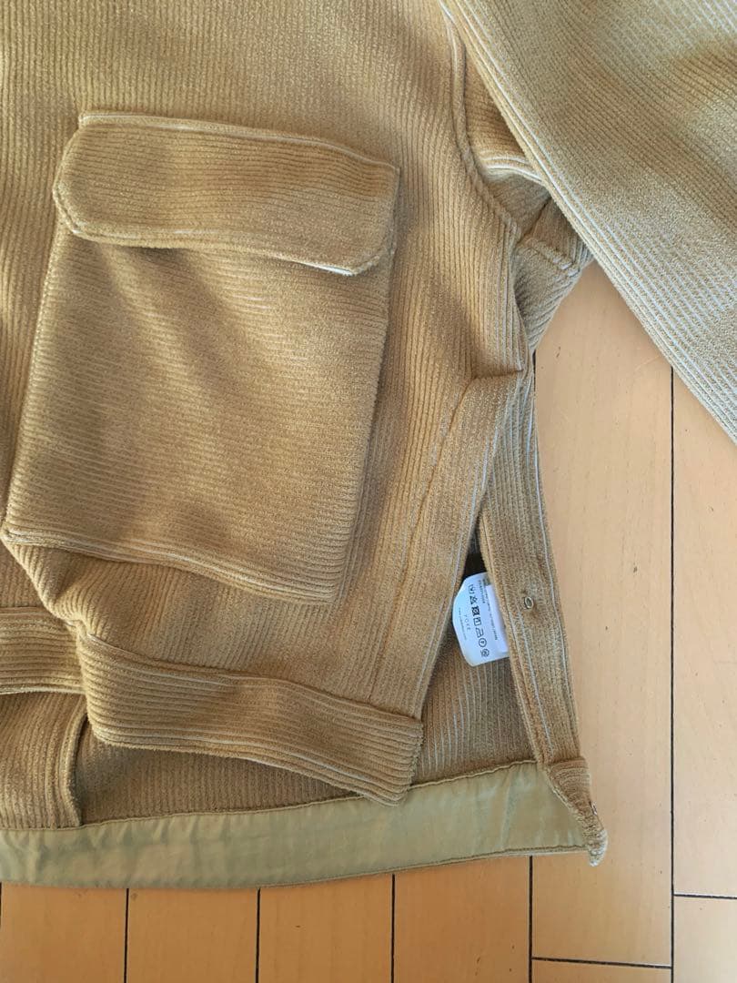 ジャケット・アウター 19AW YOKE KNIT CORDUROY SHORT BLOUSON
