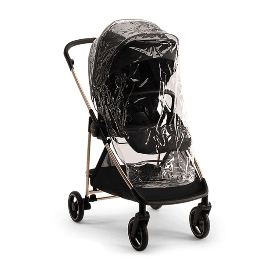 【新品】 NUNA ixxanext ベビーカーリベテッドローズ レインカバー付